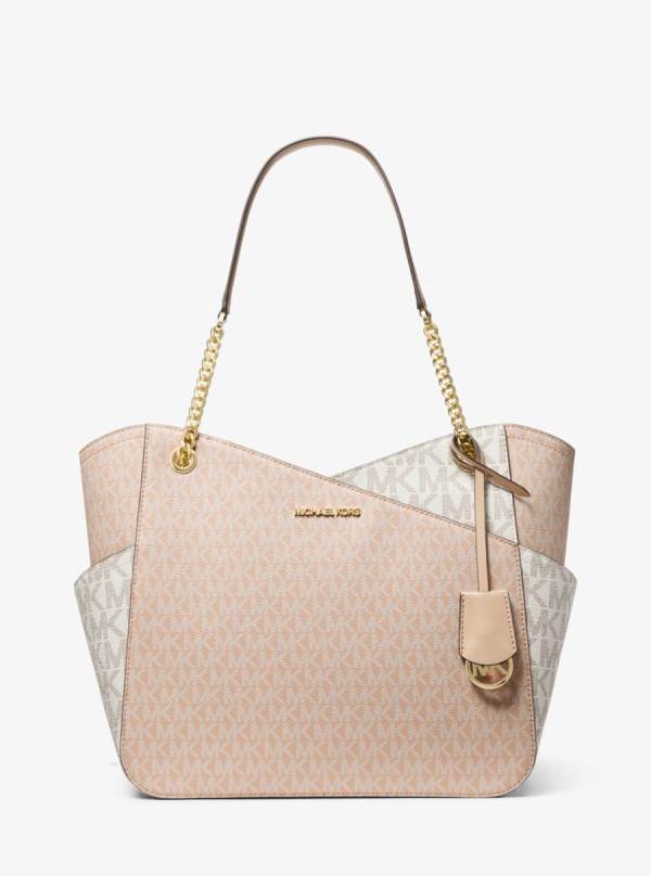 Damske Prenosná Taška Michael Kors Jet Set Large Color-Block Logo Viacfarebný - Kabelky Michael Kors Sleva | GZIHW-7081